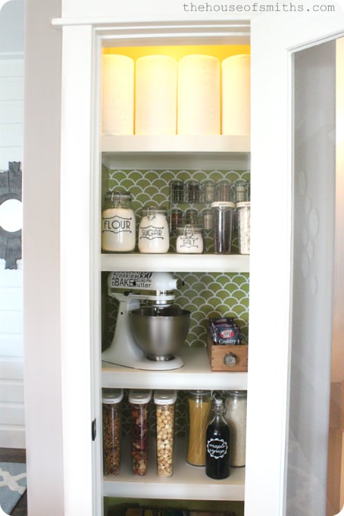 House of Smiths tiny pantry