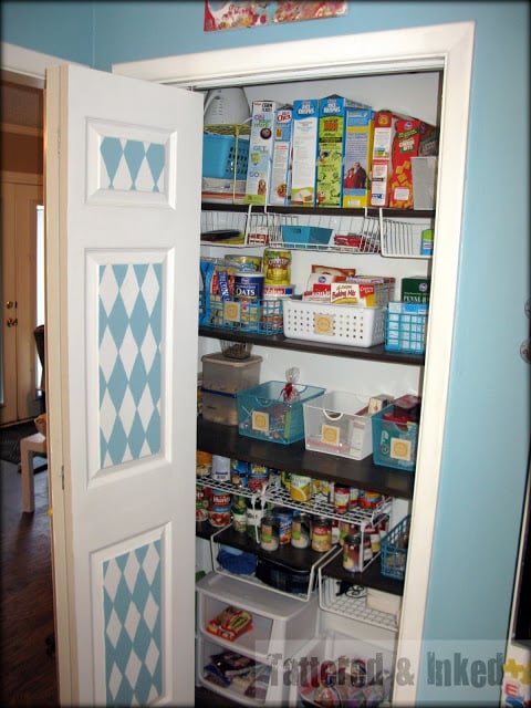 Tattered & Inked reorganized pantry