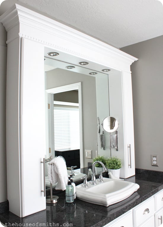 House of Smiths vanity built ins