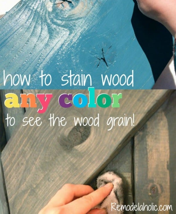 Color Wash Wood Stain Crop