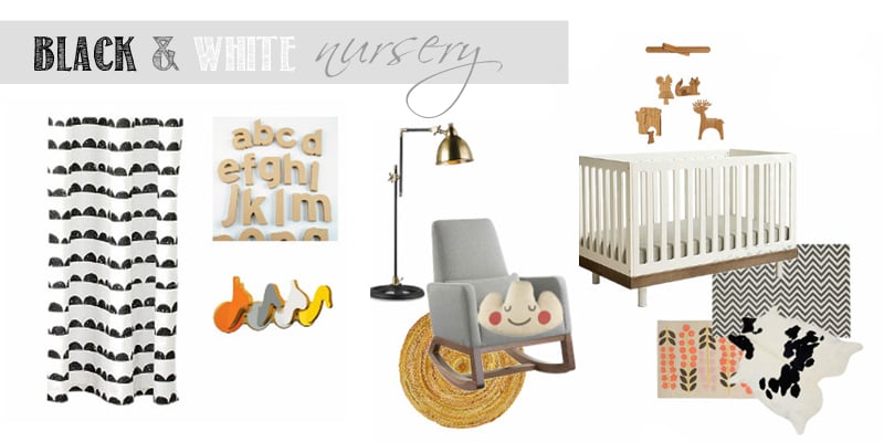 Designing a Nursery Using Black and White