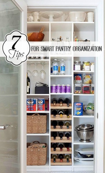 7 Tips for Smart Pantry Organization | Tipsaholic.com #home #organization #closet #kitchen #pantry