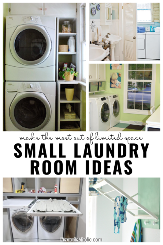 Small Laundry Room Ideas, A Collection On Remodelaholic