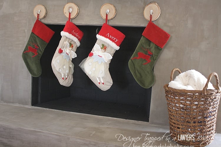 Hanging Stockings Without a Mantel or Fireplace